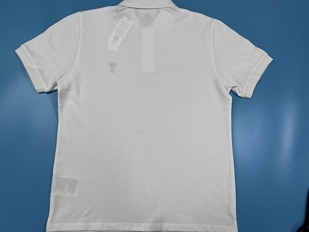 Ami Paris Ami de Coeur Polo Black - 50