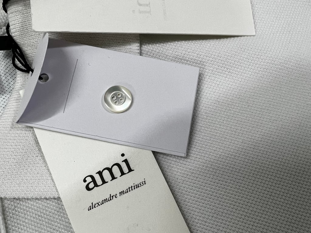 Ami Paris Ami de Coeur Polo Black - 53