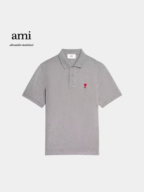 Ami Paris Ami de Coeur Polo Black - 63