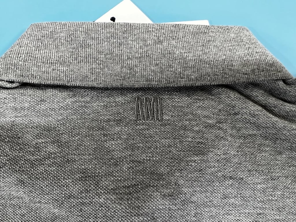 Ami Paris Ami de Coeur Polo Black - 65