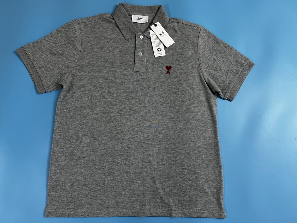 Ami Paris Ami de Coeur Polo Black - 66
