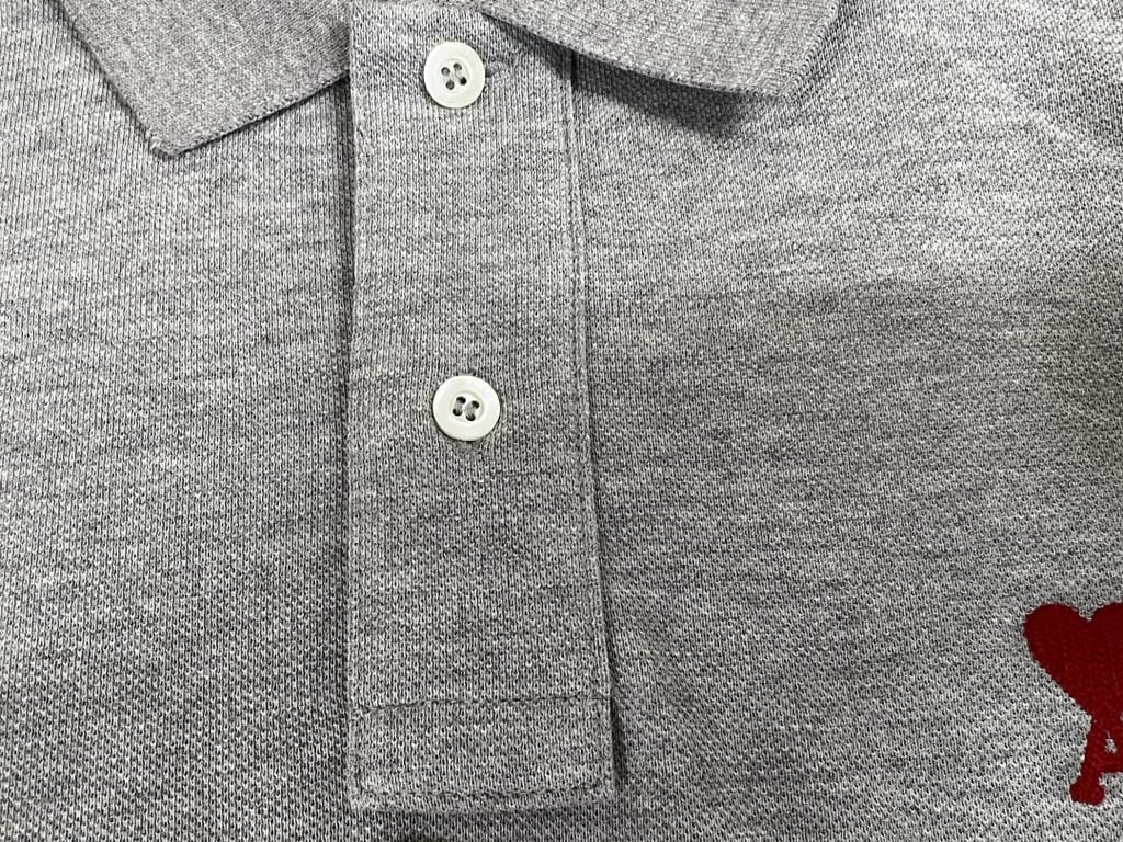 Ami Paris Ami de Coeur Polo Black - 75