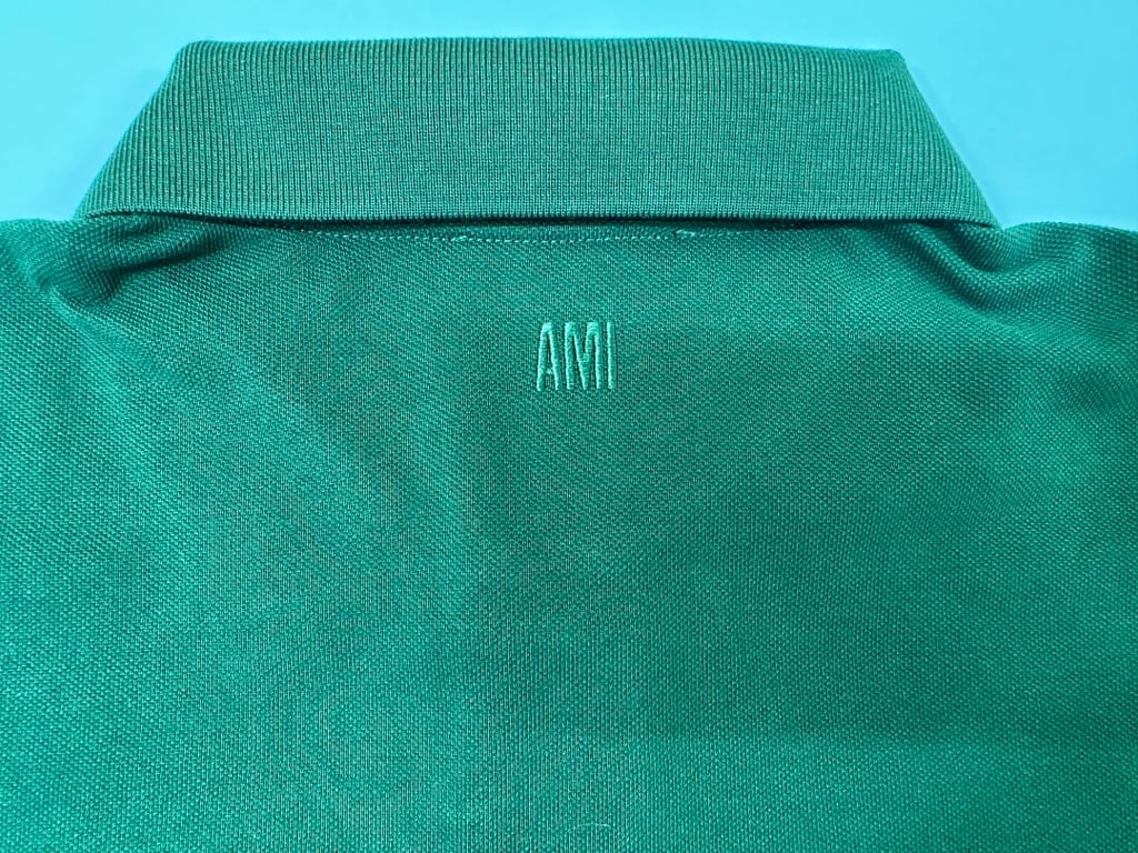 Ami Paris Ami de Coeur Polo Black - 89