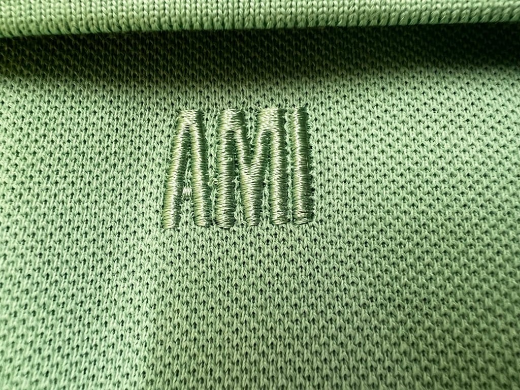 Ami Paris Ami de Coeur Polo Black - 93