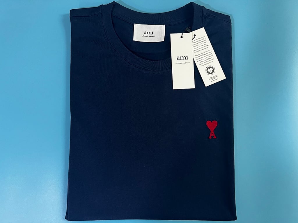 Ami Paris Ami de Coeur Small Logo T-Shirt - 14