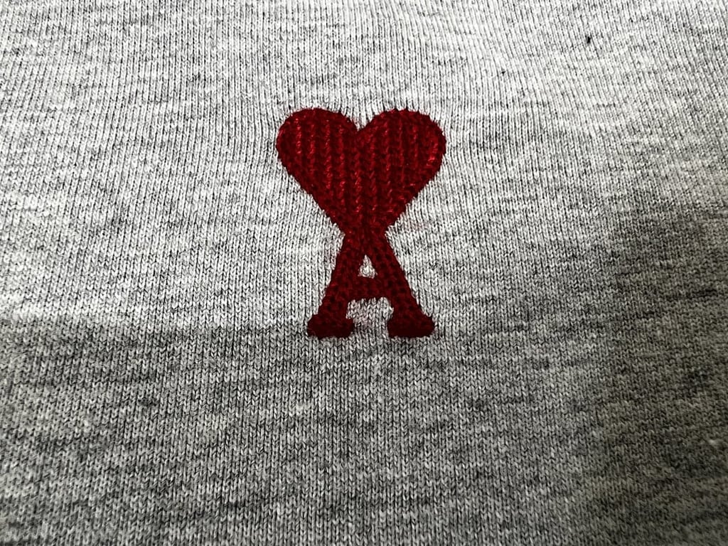 Ami Paris Ami de Coeur Small Logo T-Shirt - 40
