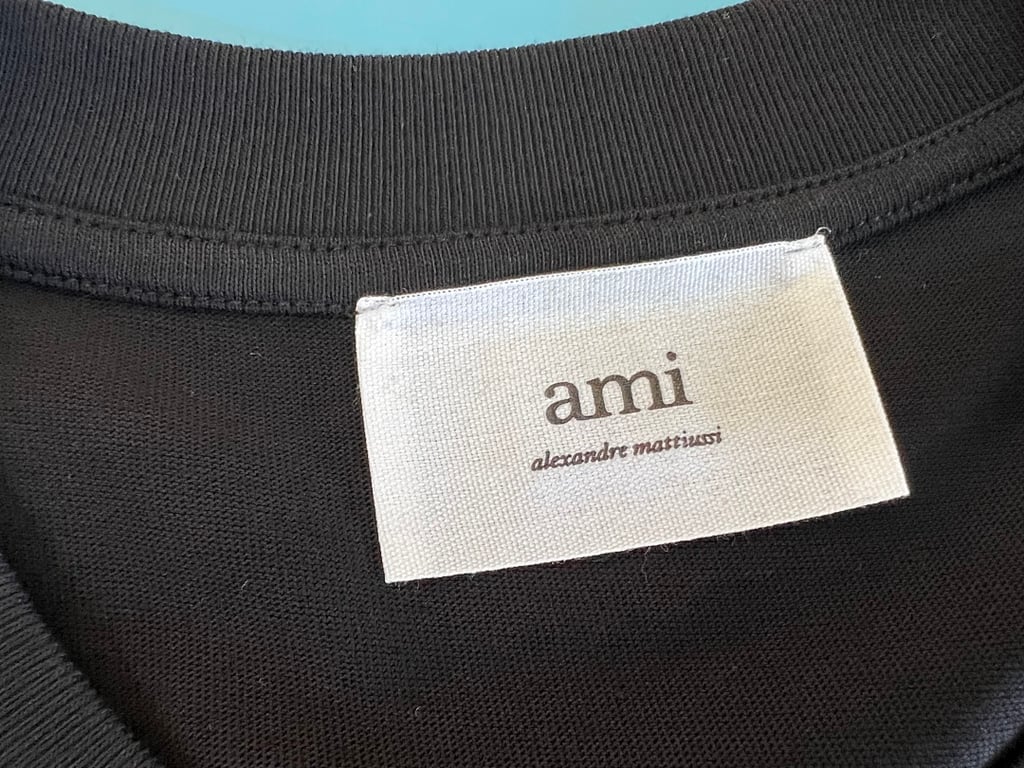 Ami Paris Ami de Coeur 3D Badge T-Shirt - 12