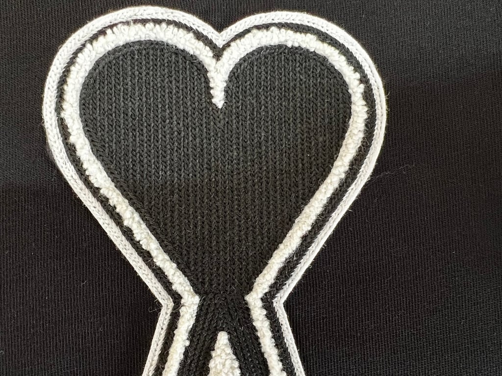 Ami Paris Ami de Coeur 3D Badge T-Shirt - 13