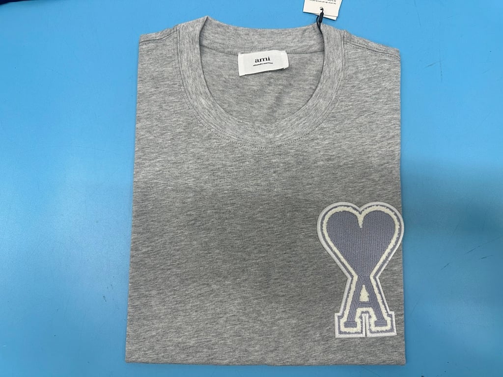 Ami Paris Ami de Coeur 3D Badge T-Shirt - 27