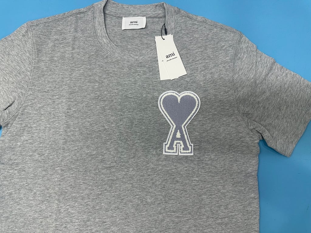 Ami Paris Ami de Coeur 3D Badge T-Shirt - 30