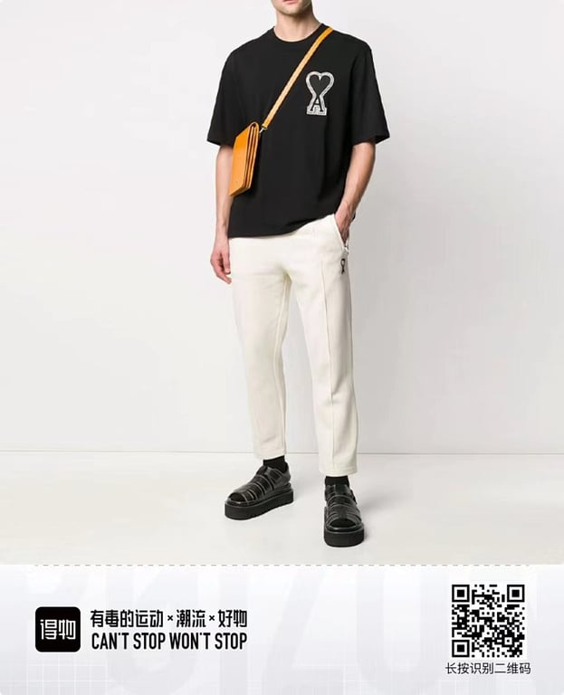 Ami Paris Ami de Coeur 3D Badge T-Shirt - 6