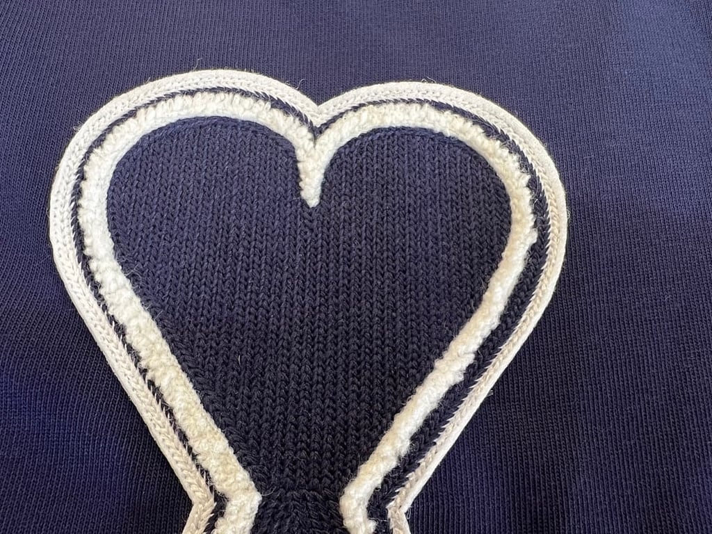 Ami Paris Ami de Coeur 3D Badge T-Shirt - 55