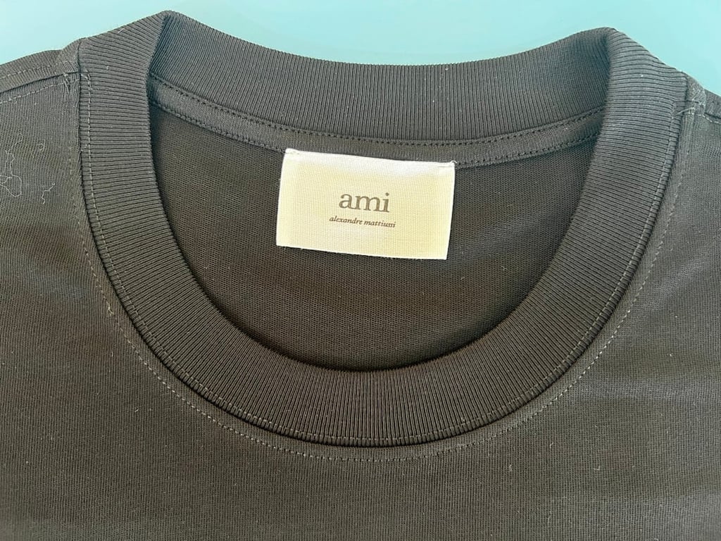 Ami Paris Ami de Coeur 3D Badge T-Shirt - 57