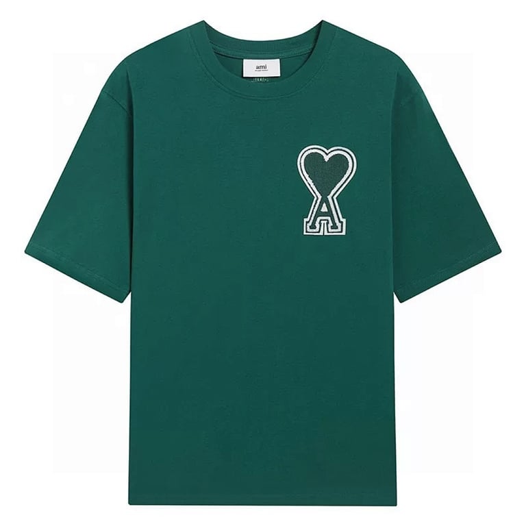 Ami Paris Ami de Coeur 3D Badge T-Shirt - 67