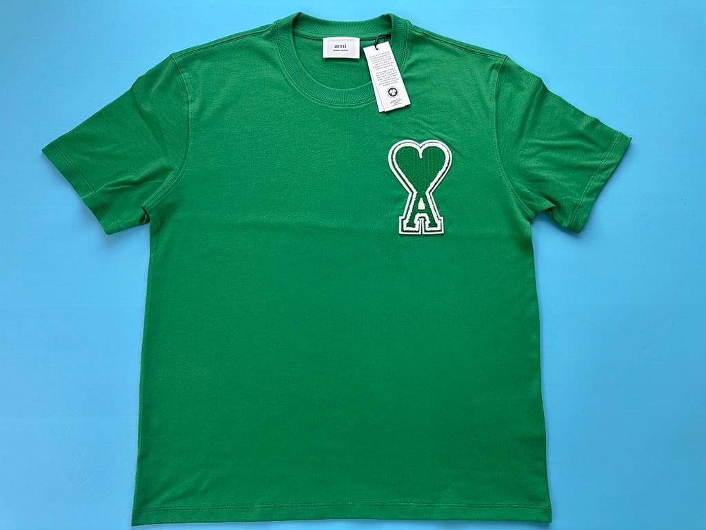 Ami Paris Ami de Coeur 3D Badge T-Shirt - 69