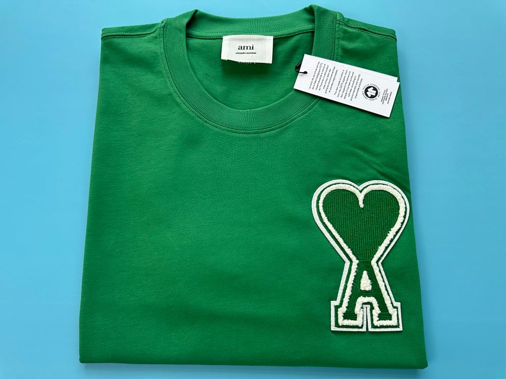 Ami Paris Ami de Coeur 3D Badge T-Shirt - 70