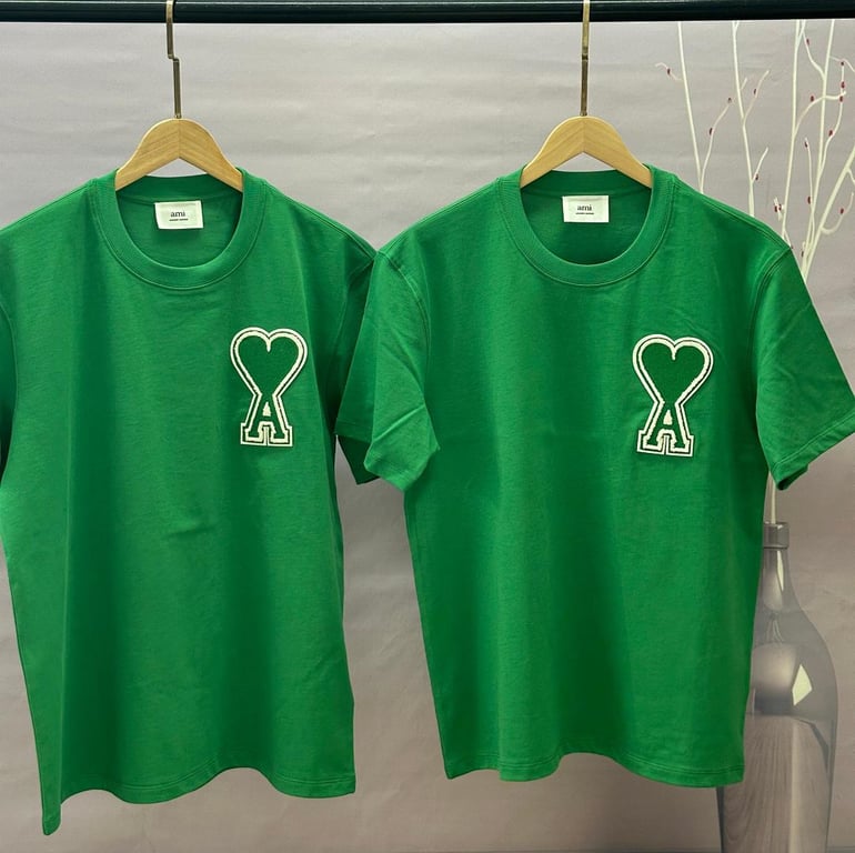 Ami Paris Ami de Coeur 3D Badge T-Shirt - 71