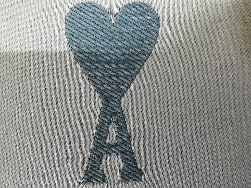 Ami Paris Ami de Coeur T-Shirt Light Blue - 25