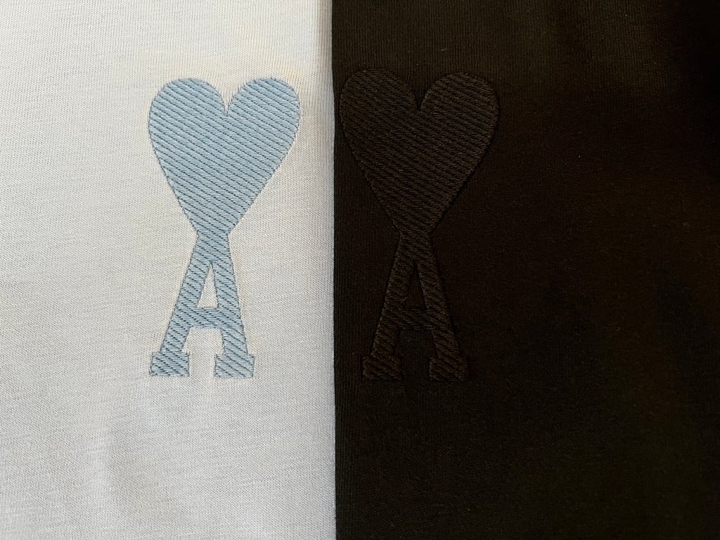 Ami Paris Ami de Coeur T-Shirt Light Blue - 29