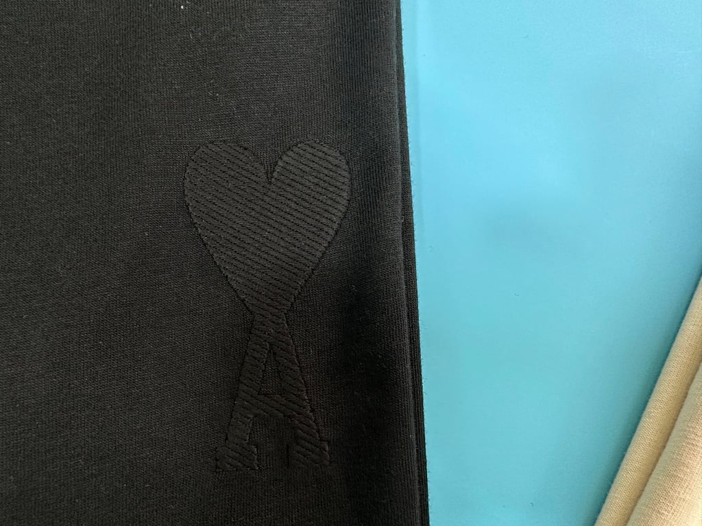 Ami Paris Ami de Coeur T-Shirt Light Blue - 36