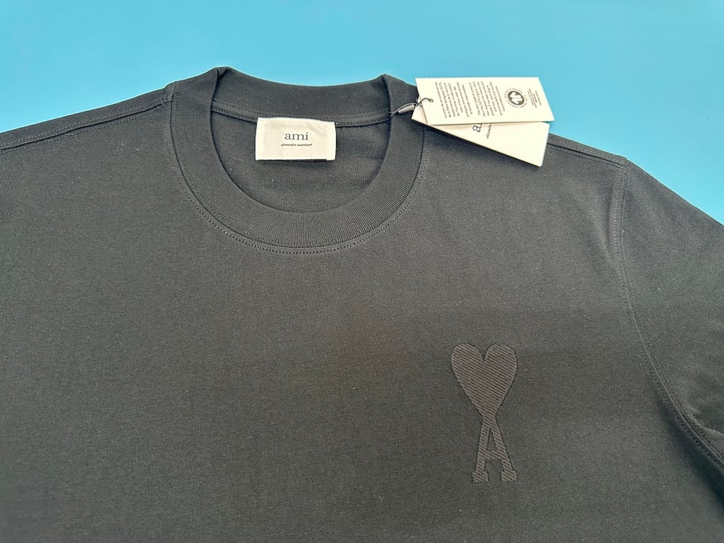 Ami Paris Ami de Coeur T-Shirt Light Blue - 37
