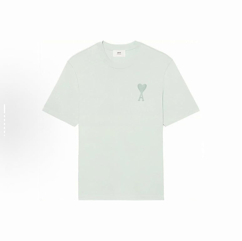 Ami Paris Ami de Coeur T-Shirt Light Blue - 53
