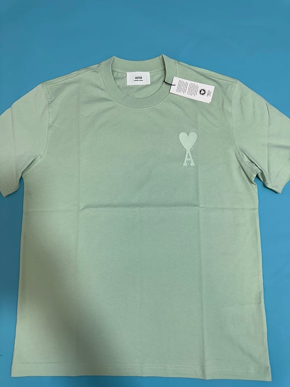 Ami Paris Ami de Coeur T-Shirt Light Blue - 60