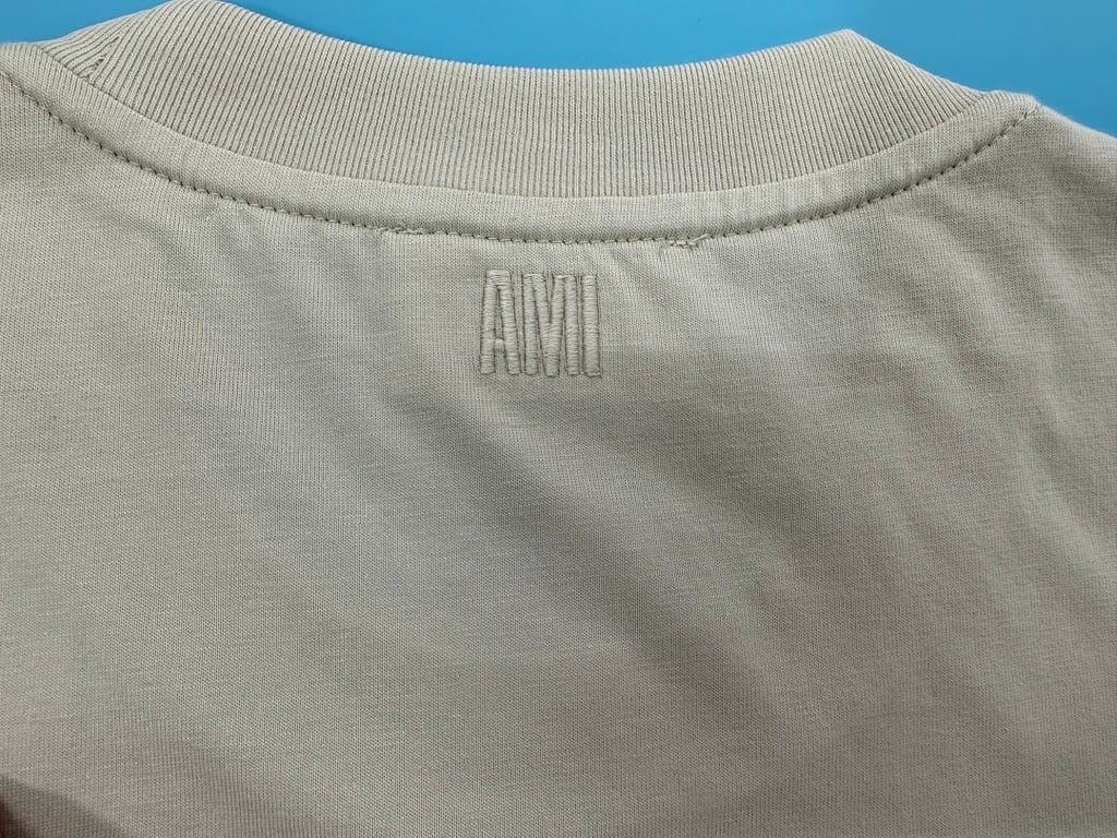 Ami Paris Ami de Coeur T-Shirt Light Blue - 83