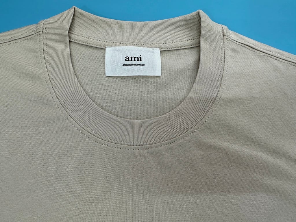 Ami Paris Ami de Coeur T-Shirt Light Blue - 86