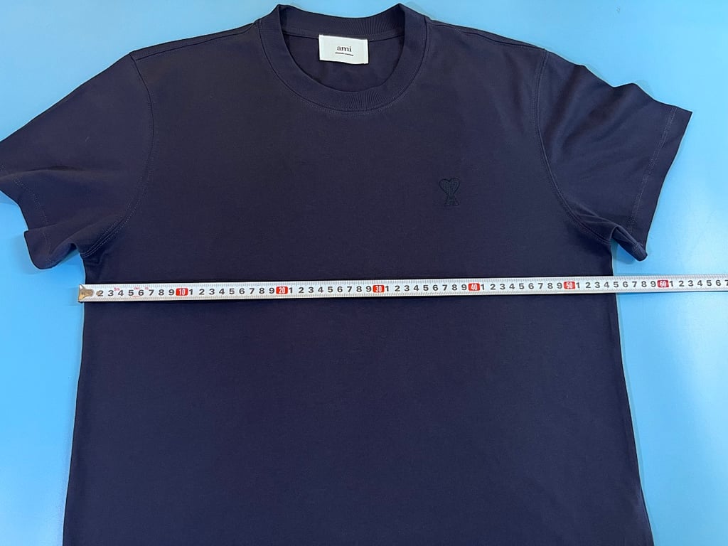 Ami Paris Tonal Logo T-Shirt Black - 20