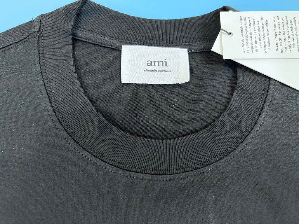 Ami Paris Tonal Logo T-Shirt Black - 31