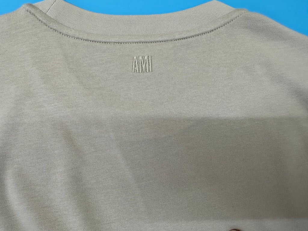 Ami Paris Ami de Coeur T-Shirt Beige - 15