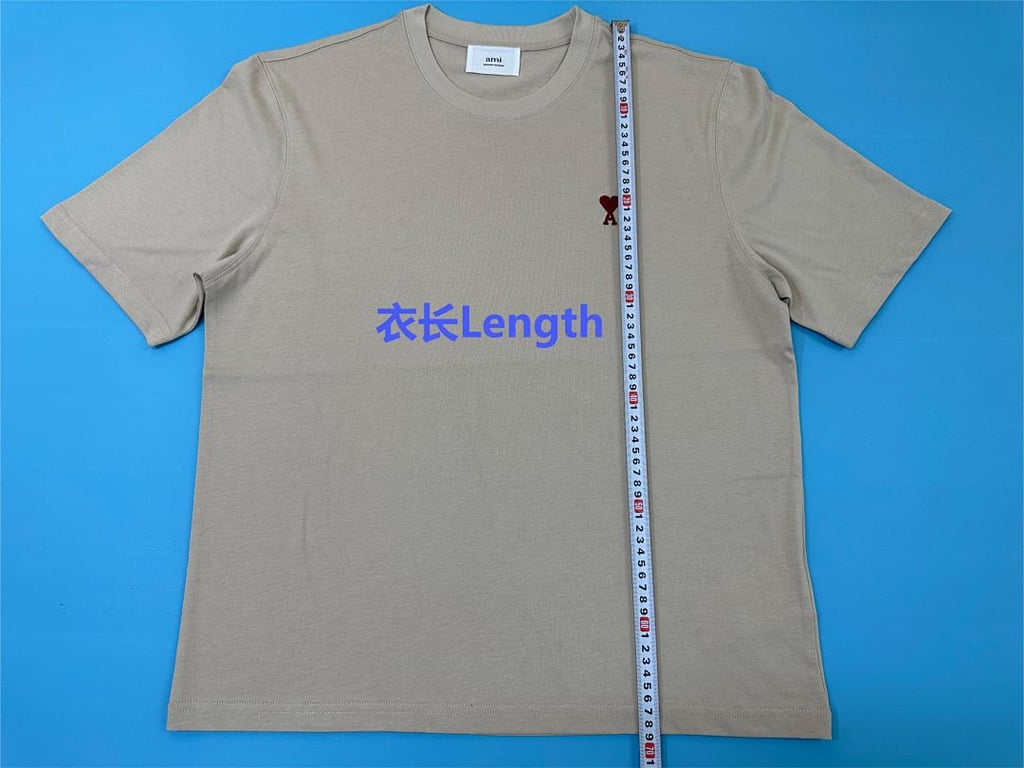 Ami Paris Ami de Coeur T-Shirt Beige - 23