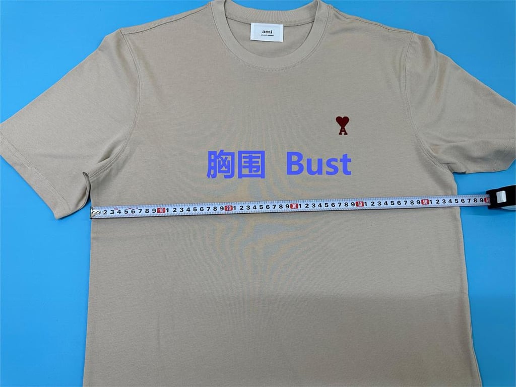 Ami Paris Ami de Coeur T-Shirt Beige - 24