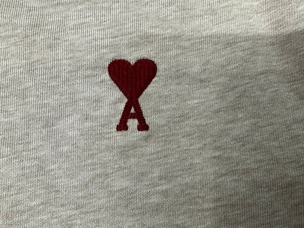 Ami Paris Ami de Coeur T-Shirt Beige - 32