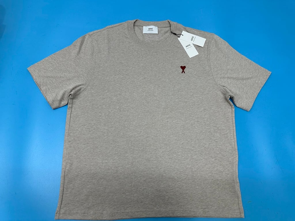 Ami Paris Ami de Coeur T-Shirt Beige - 34