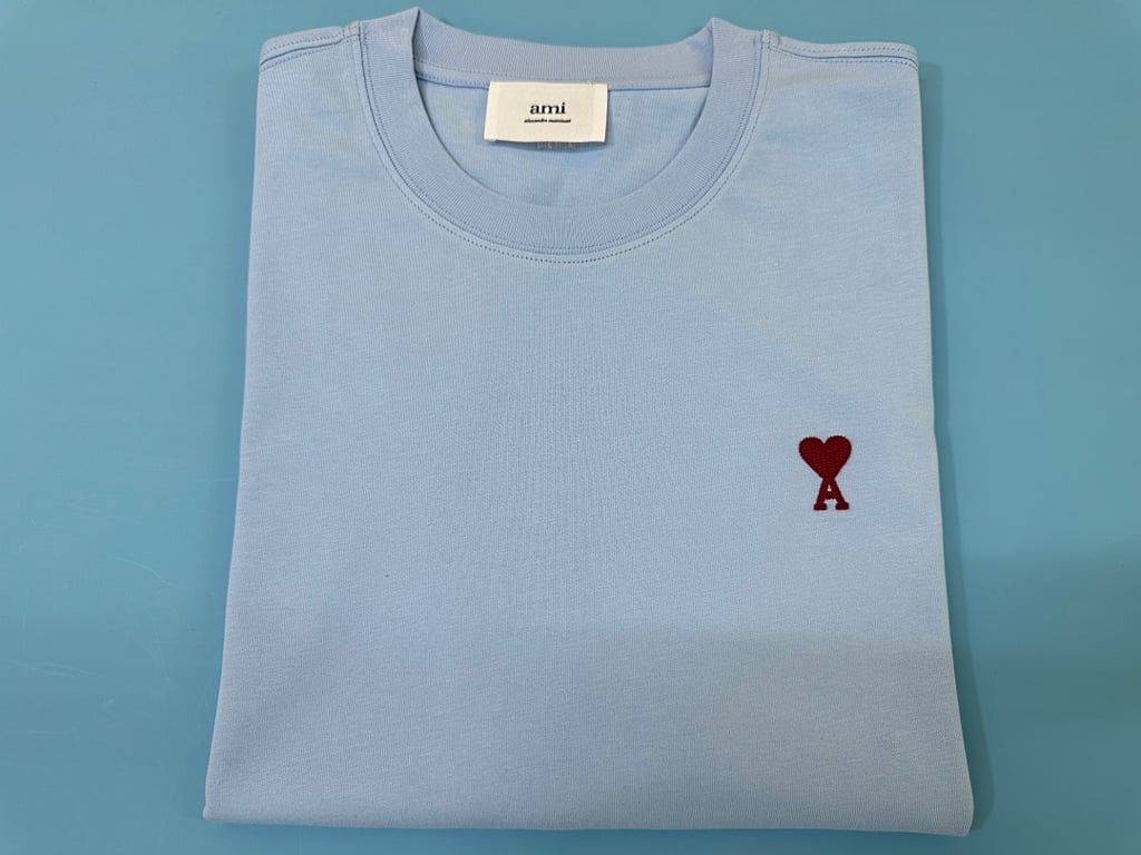 Ami Paris Ami de Coeur T-Shirt Beige - 38