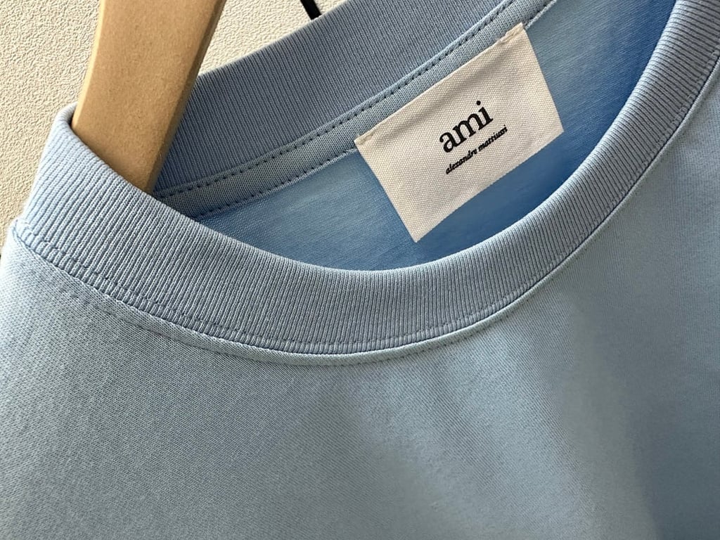 Ami Paris Ami de Coeur T-Shirt Beige - 47