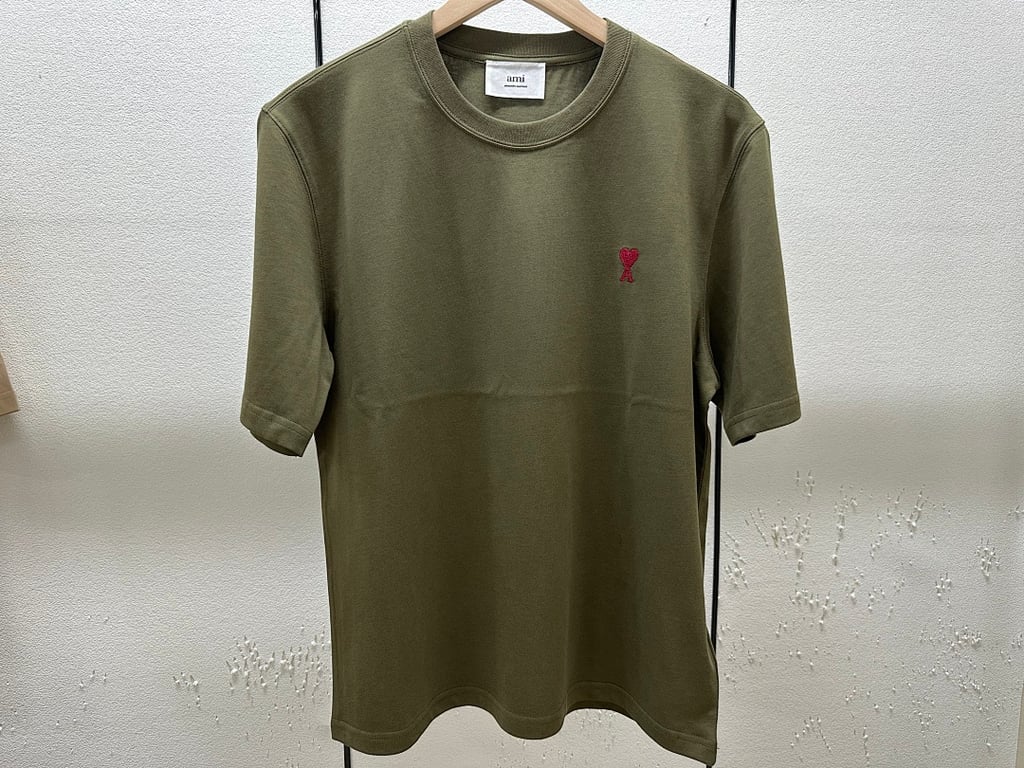 Ami Paris Ami de Coeur T-Shirt Beige - 51