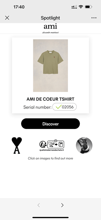 Ami Paris Ami de Coeur T-Shirt Beige - 52