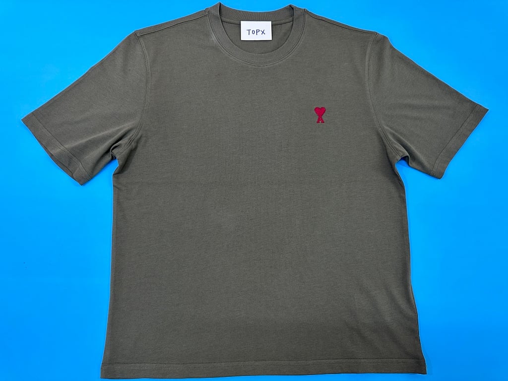 Ami Paris Ami de Coeur T-Shirt Beige - 54