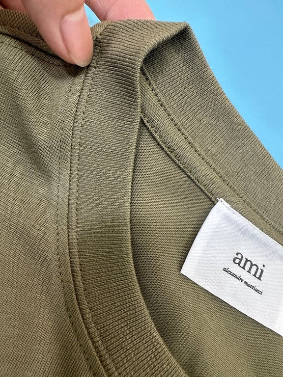 Ami Paris Ami de Coeur T-Shirt Beige - 56