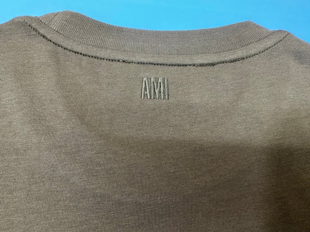 Ami Paris Ami de Coeur T-Shirt Beige - 58