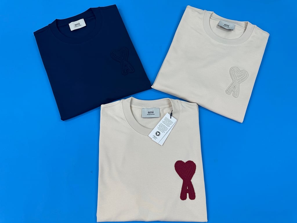 Ami Paris Big Heart Logo T-Shirt - 34