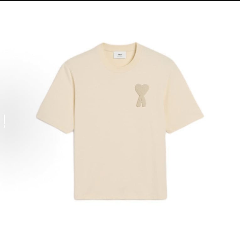 Ami Paris Big Heart Logo T-Shirt - 40