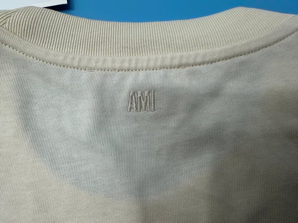 Ami Paris Big Heart Logo T-Shirt - 42