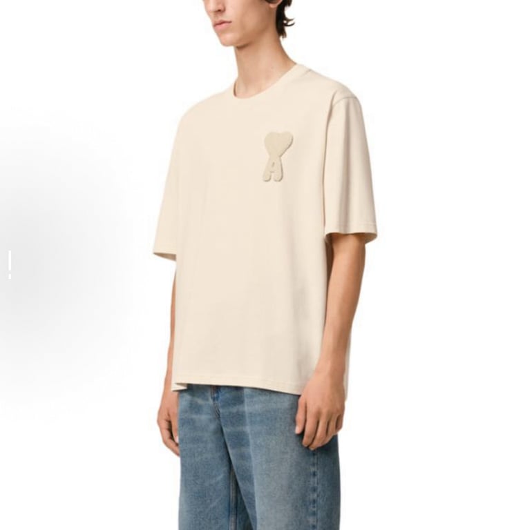 Ami Paris Big Heart Logo T-Shirt - 43