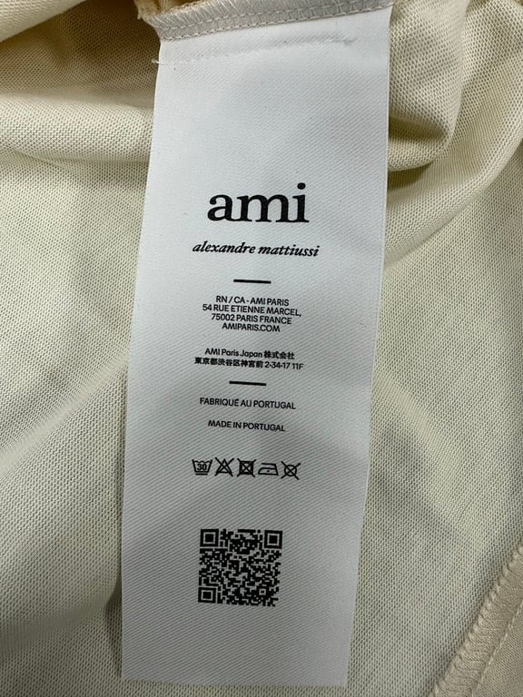 Ami Paris Big Heart Logo T-Shirt - 46