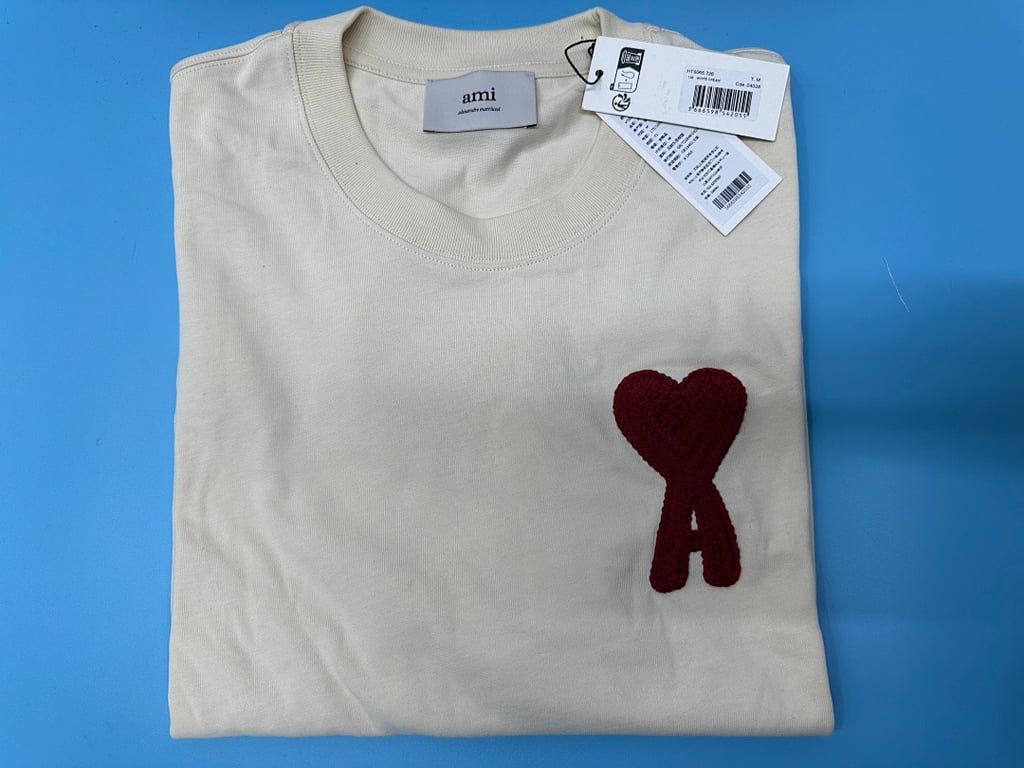 Ami Paris Big Heart Logo T-Shirt - 6