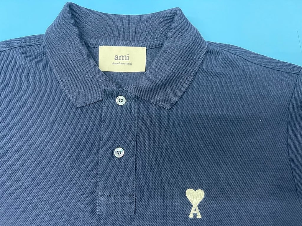 Ami Paris Ami de Coeur Polo Shirt - 10
